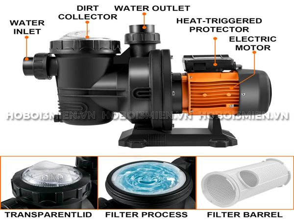 Máy Bơm Nước Hồ Bơi Giá Rẻ