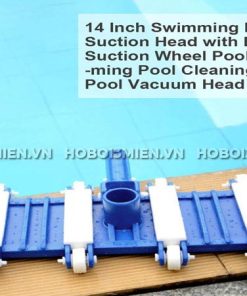 Bàn hút đáy bể bơi 8 bánh xe có chổi cọ