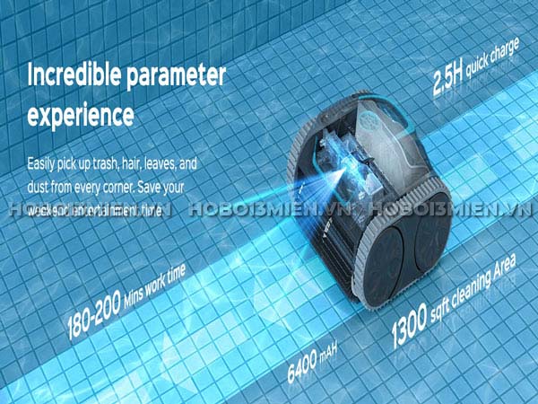 Robot Bể Bơi Không Dây